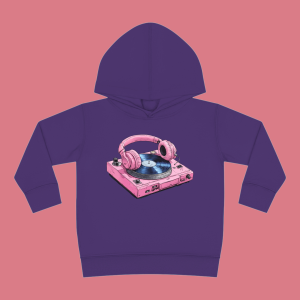 Pink Turntable Hoodie