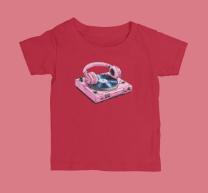 Pink Turntable Tee